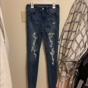 AE high waisted jeans